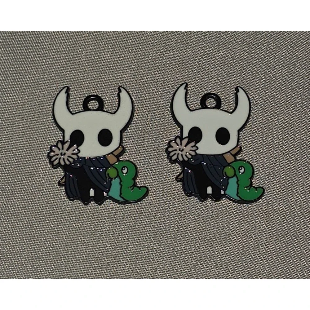 The Knight Hollow Knight Earrings Handmade Hypoallergenic BUNDLE to Save - Picture 2 of 4